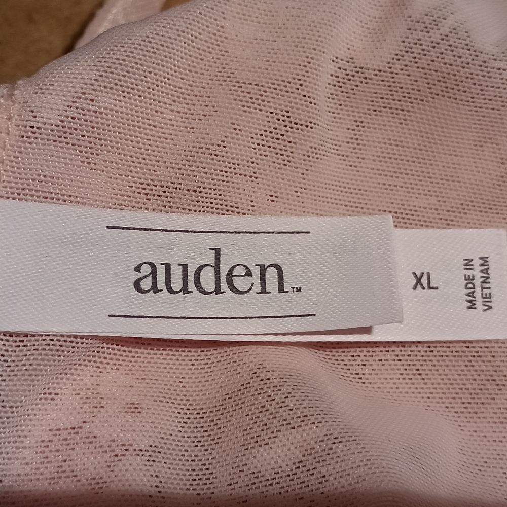 Auden Lightly Lined Scoop Neck Bralette in Light Pink New - Picture 10 of 11